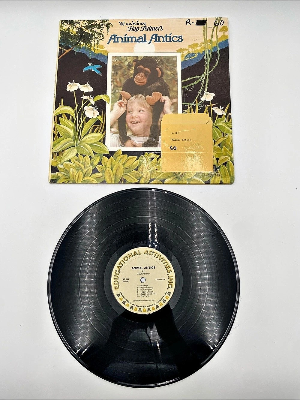 Educational Activities, Inc. Animal Antics. Children's Vinyl Record